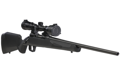 Savage, 110 Engage Hunter XP, Bolt Action, 350 Legend, 18" Barrel, Black Color, Black Polymer Stock, AccuTrigger, Detachable Box Magazine, Bushnell Engage 3-9x40 Scope, 4Rd, Right Hand