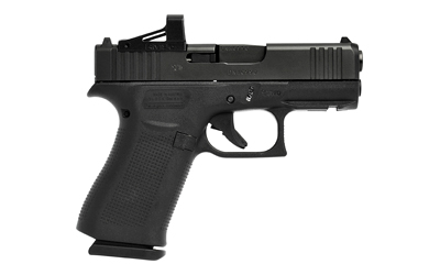 Glock, 43X MOS, TALO Exclusive, Striker Fired, Semi-automatic, Polymer Frame Pistol, Sub-Compact, 9MM, 3.41" Barrel, nPVD Finish, Black, Fixed Sights, Shield Optic, 10 Rounds, 2 Magazines, Right Hand