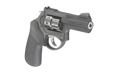 Ruger, LCRx, Double Action, Revolver, Small Frame, 22LR, 3" Barrel, Aluminum, Matte Finish, Black, Hogue Tamer Monogrip, Adjustable Black Blade Rear & Ramp Front Sight, 8 Rounds