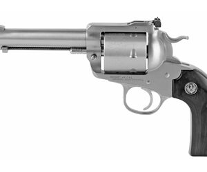 Ruger, Blackhawk, Convertible, Single Action, Revolver, 45 Long Colt/45 ACP, 5.5" Barrel, Stainless Steel, Silver, Wood Grips, Ramp Front and Adjustable Rear Sights, 6 Rounds