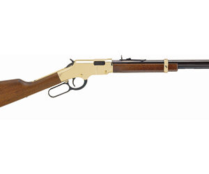 Henry Repeating Arms, Golden Boy Compact, Lever Action, 22 LR, 17" Barrel, Brass Receiver, Walnut Stock, 12Rd, Adjustable Sights