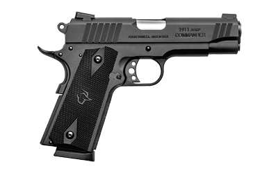 Taurus, 1911, Single Action Only, Semi-automatic, Metal Frame Pistol, Commander Size, 45 ACP, 4.2" Barrel, Steel Alloy, Matte Finish, Black, Novak Sights, Manual Thumb Safety, 8 Rounds, 1 Magazine