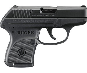 Ruger, LCP, Double Action Only, Semi-automatic, Polymer Frame Pistol, Sub-Compact, 380 ACP, 2.75" Barrel, Black Oxide Finish, Integral Fixed Sights, 6 Rounds, 1 Magazine