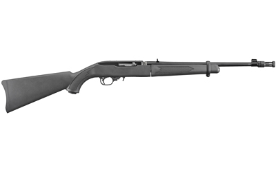 Ruger, 10/22 Takedown, Semi-Automatic Rifle, 22 LR, 16.4" Barrel, Satin Black Finish, Alloy Steel, Black Synthetic Stock, Adjustable Rear & Bead Front Sight, 10Rd, Ballistic Nylon Case