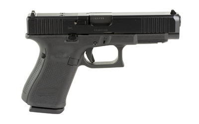 Glock, 49 M.O.S., Semi-automatic, Safe Action, Full Size, Polymer Frame Pistol, 9MM, 4.49" Black, DLC Finish, Black, Interchangeable Backstraps, Optics Ready Slide, Fixed Sights, 15 Rounds, 3 Magazines