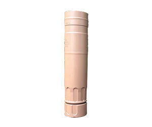 Rugged Suppressors, Razor762, Rifle Suppressor, 7.62MM To .300 Remington Ultra Mag, Full-Auto Rated, 1.5" Diameter, 6.4" Length, 15.3oz Weight, 17-4 PH Stainless Steel Construction, High Temp Cerakote Finish, Black