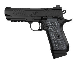 Kimber America, KDS9C, Semi-automatic, Single Action, Metal Frame Pistol, 9MM, 4.09" Barrel, Matte Finish, Black, G10 Grips, Night Sights, 2 Magazines, (1)-18 Round and (1)-15 Round