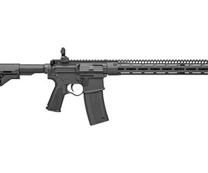 TROY Industries, SPC A4, Semi-automatic, AR, Billet (No Forward Assist), 223REM/556NATO, 16" Barrel, Muzzle Brake, Black Anodized Finish, 15" MLOK Rail, Troy Grip, Magpul CTR Stock, Front/Rear Flip Sights, 30Rd