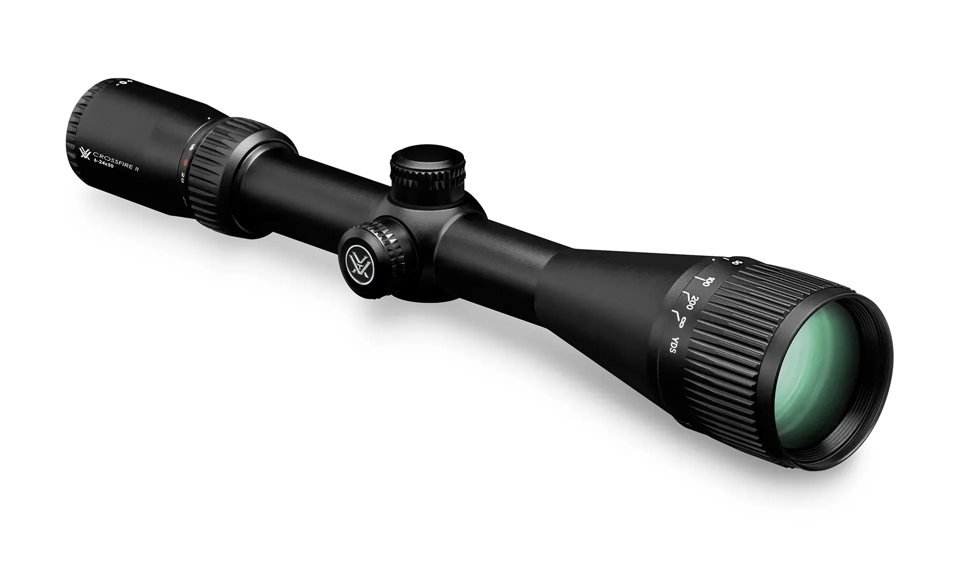Crossfire® II 6-24x50 AO Dead-Hold® BDC (MOA) Reticle | 30mm Tube