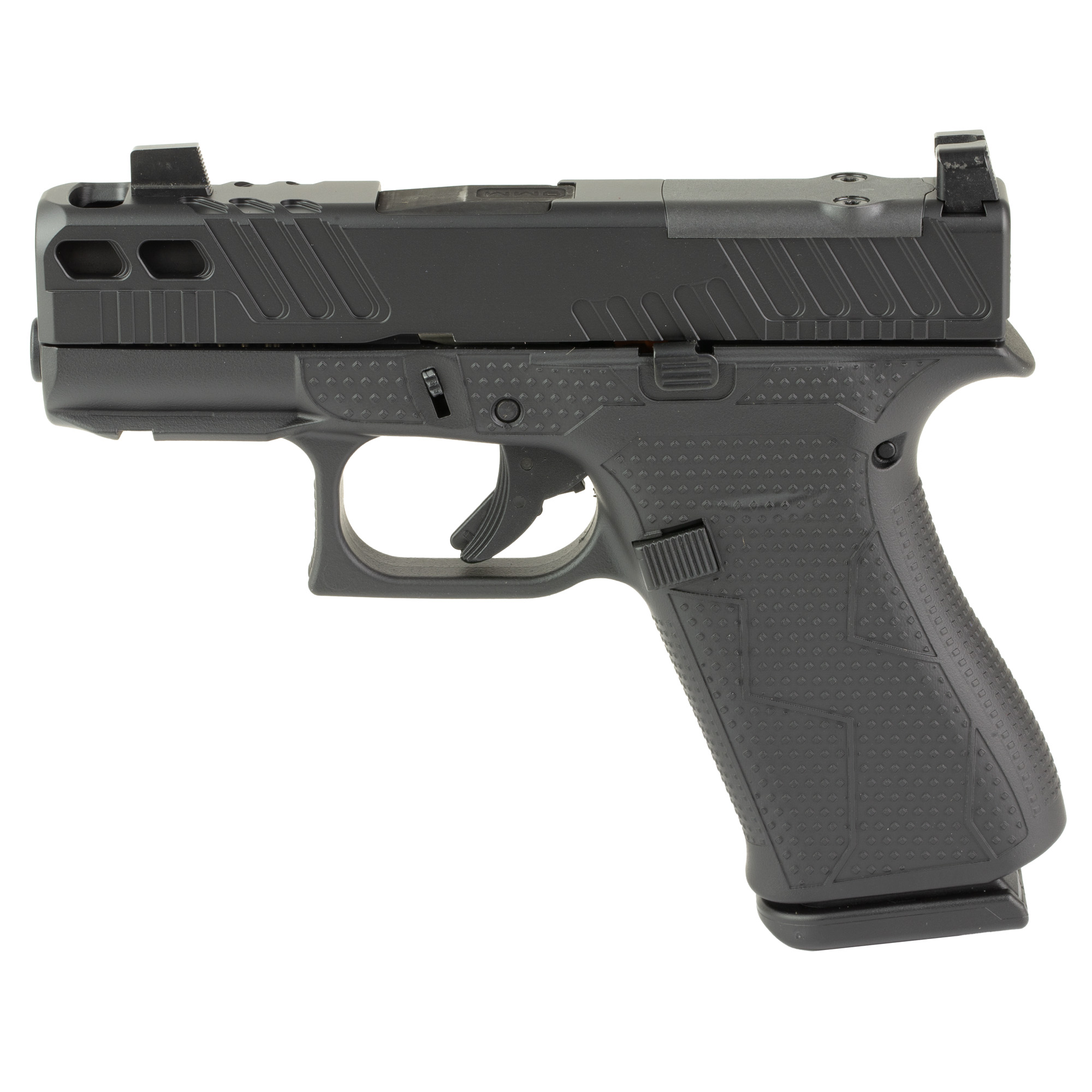 GLOCK, 43X, M.O.S, Sub-Compact, 9MM, Zaffiri Precision Ported Barrel and Slide, - Image 2