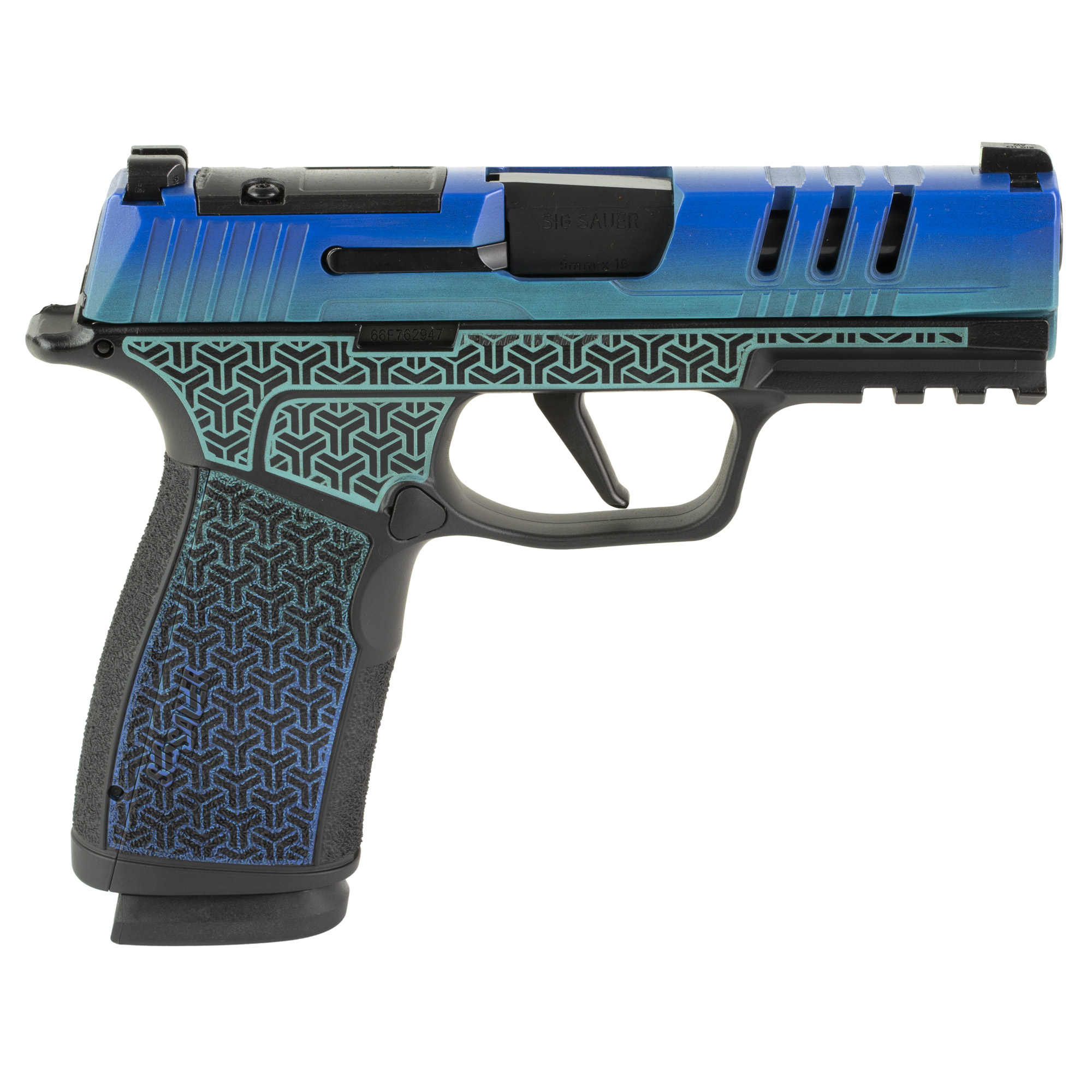 Sig Sauer, P365, XMacro, 9MM, Custom Galactic June Bug Cerakote Finish by Shark Coast Tactical - Image 2