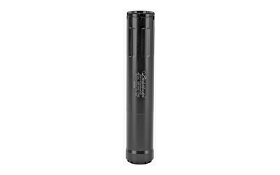 Griffin Armament, Bushwacker 46, Gen 2, Fits Large Bore Cartridges/9mm/45ACP/30Cal/.450 Bushmaster/.458 SOCOM/ .45-70 Govt, Steel Tube with Titanium Baffles, Black Nitride Finish