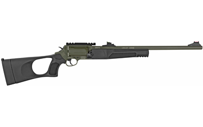 Rossi, Circuit Judge, Double Action/Single Action, 410 Bore, 3", 45 Long Colt, 18.5" Barrel, Green, Synthetic Stock, Adjustable Sights, 5 Rounds