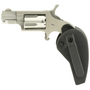 North American Arms, Mini Revolver, Single Action Only, Revolver, 22LR, Stainless Steel, Silver, Holster Grip