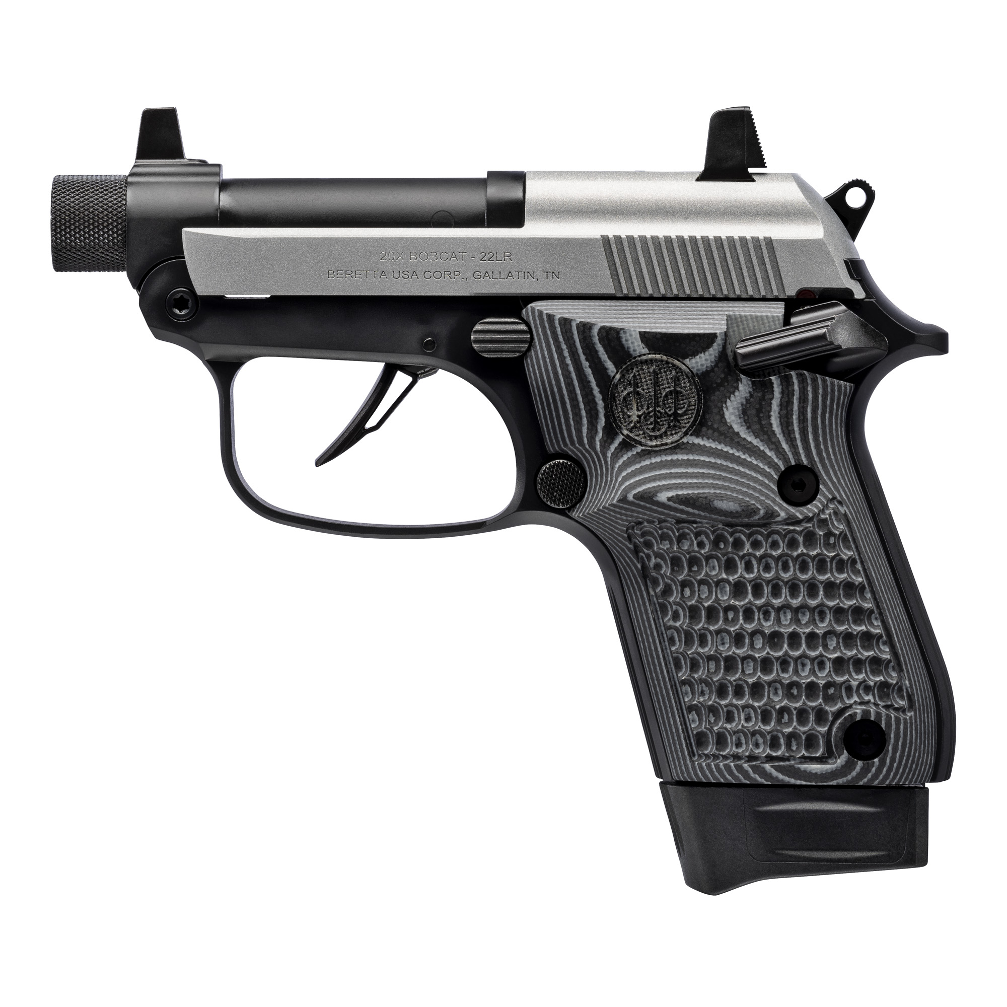 Beretta, 20X Bobcat, Metal Frame Pistol, Compact, 22 LR, 2.8" Threaded Barrel, 8 Rounds, 2 Magazines - Image 2
