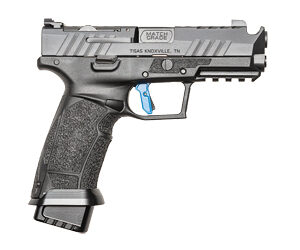 Tisas USA, PX-9 2.0 Duty Comp, Semi-automatic, Full Size, Polymer Frame Pistol, 9MM, 4.11" Match Grade Barrel with Compensator, Tenifer Finish, Black, Optics Ready Slide, White Dot Front Sight, Adjustable Rear Sight, 2 Magazines, (1)-18 Round and (1)-20 Round