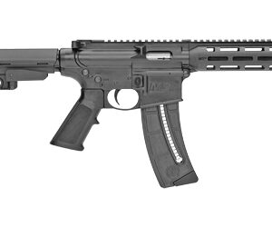 Smith & Wesson, M&P 15-22 Pistol, Semi-automatic, AR Pistol, 22LR, 8" Barrel, Matte Black Finish, Pistol Stabilizing Brace, M-LOK Handguard, 25 Rounds, 1 Magazine, Magpul MOE SL Grip