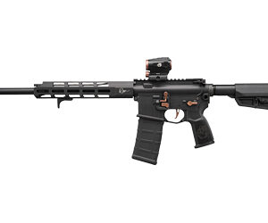 Sig Sauer, M400 Rose, Semi-automatic Rifle, AR, 223 Remington/556NATO, 16" Threaded Barrel, Mid-Length Gas System, Anodized Finish, Black with Rose Gold Accents, ROMEO5 GENII Red Dot Sight, Magpul SL Stock, 2-Stage Matchlite Duo Trigger, 30 Rounds, 2 Magazines
