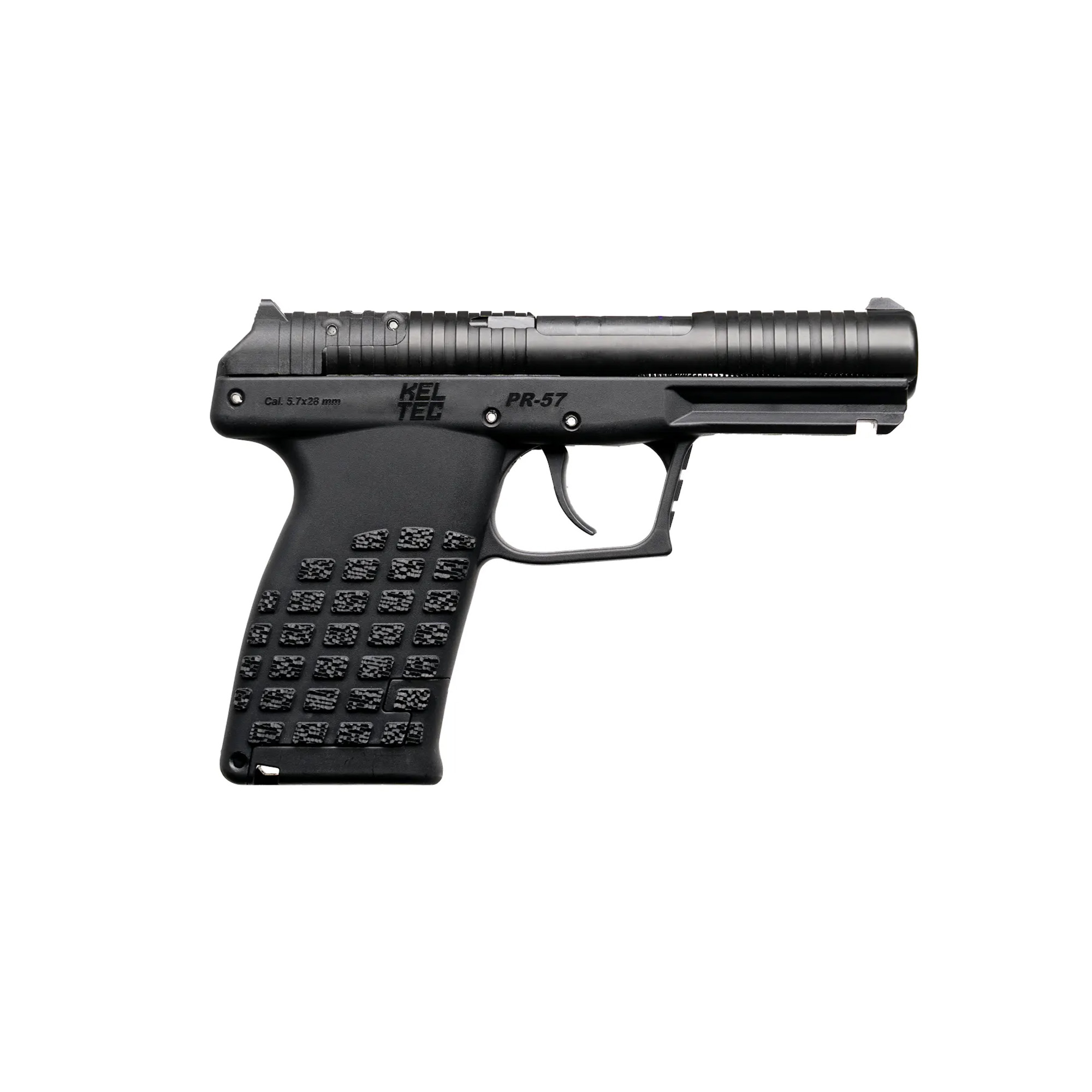 Kel-Tec, PR-5.7, Semi-automatic, 5.7X28MM, 4.6" Barrel, Matte Finish, Black, Optics Ready