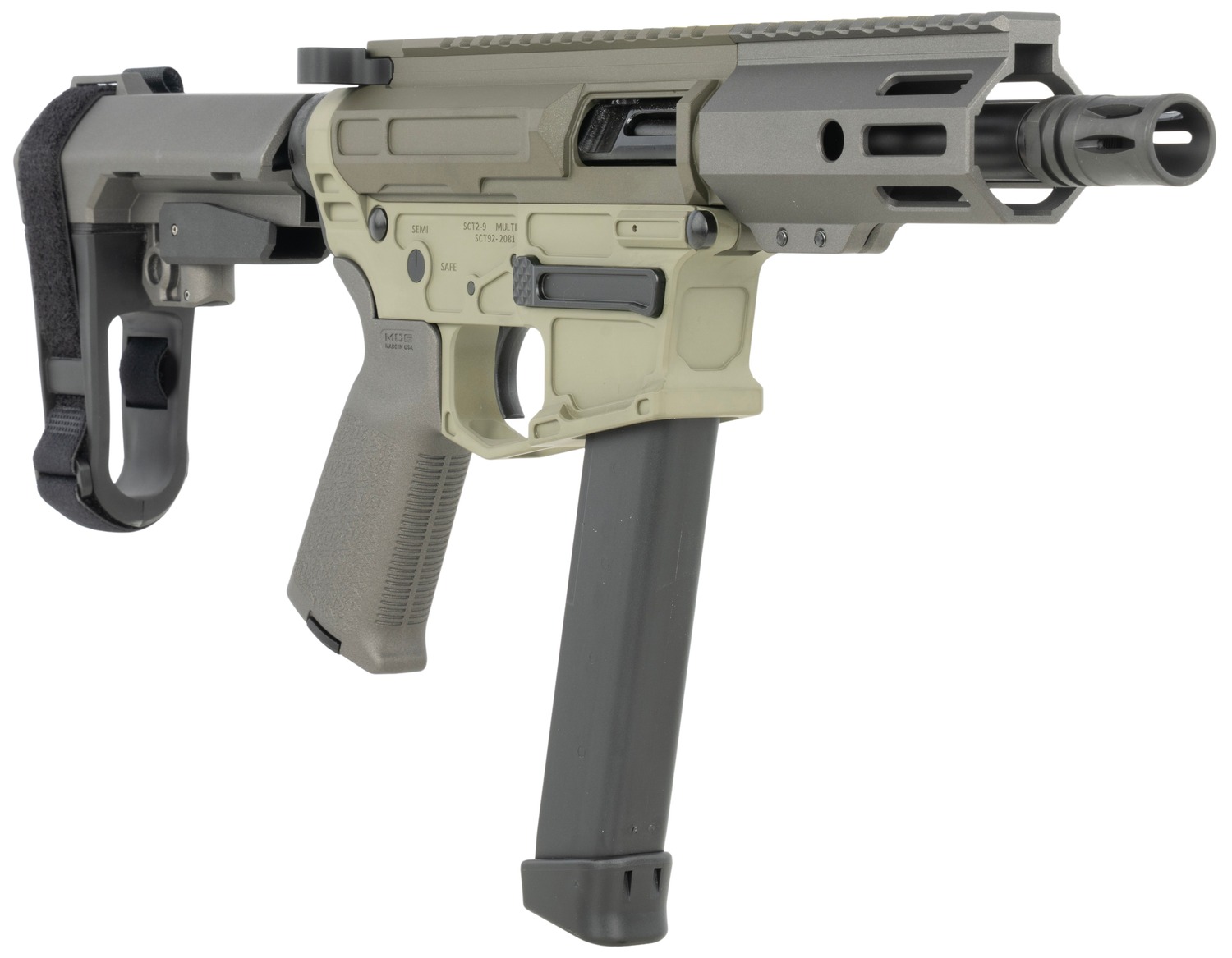 Shark Coast Tactical, Sneaky Pete, 9mm Luger 30+1 5.50"