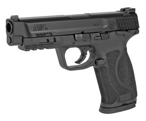 Smith & Wesson, M&P M2.0, Striker Fired, Semi-automatic, Polymer Frame Pistol, Full Size, 45 ACP, 4.6" Barrel, Armornite Finish, Black, Fixed Sights, Manual Thumb Safety, No Magazine Safety, 10 Rounds, 2 Magazines